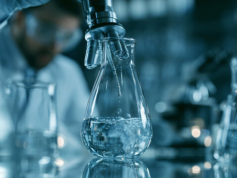 Diverse Scientists Analyzing Water Samples With Microscopes Authentic Ecology Research Realism Science Laboratory