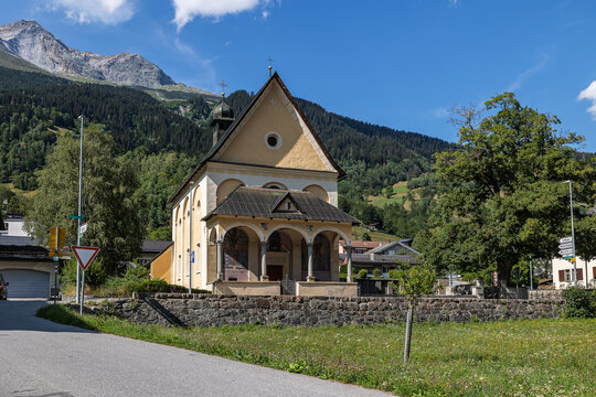 The Chapel of St. Anna (Caplutta Sontga Onna) in Trun, Grisons, Switzerland, is a historic baroque building consecrated in 1704.