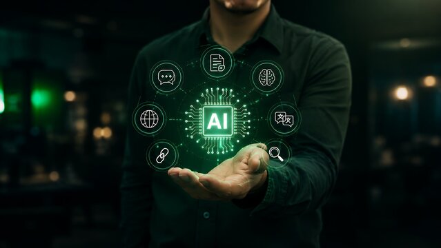 Artificial Intelligence Multimodal AI Assistant with Voice Image Translation and Content Generation Technology