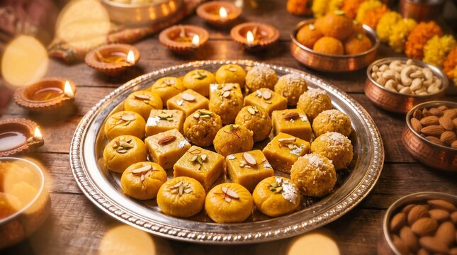 Indian sweets for various festivals in South Asia