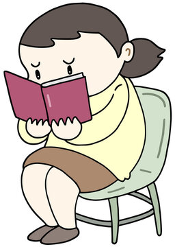健康障害のイラスト - 近視・近眼・視覚障害