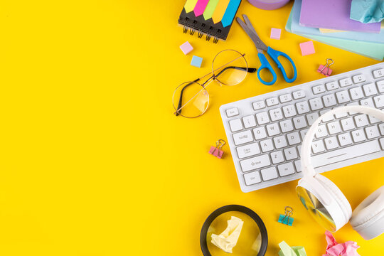 Back to school, learning and education background