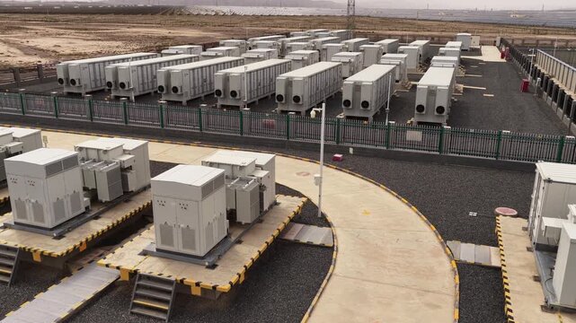 Integrated solar power and energy storage station	