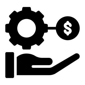 management glyph icon