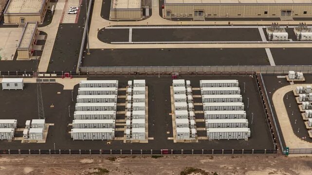 Integrated solar power and energy storage station	