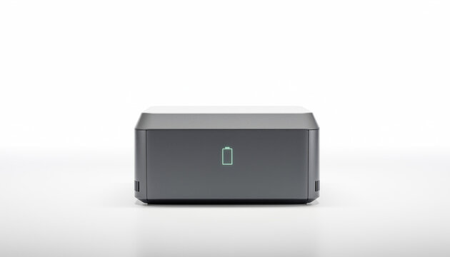 バッテリー表示が光るバックアップ電源装置と蓄電システム