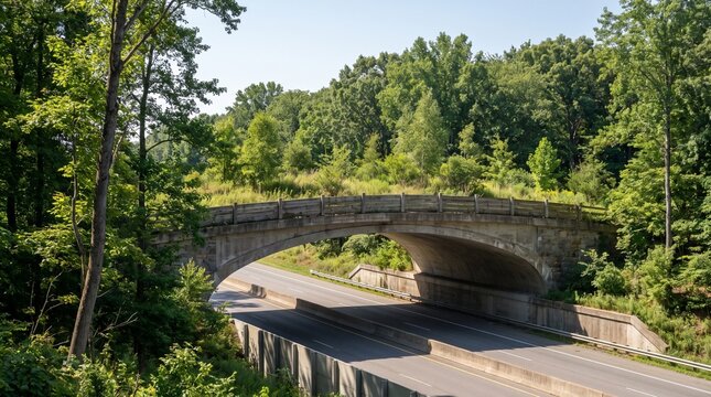 Completed green crossing reconnects woodland habitat