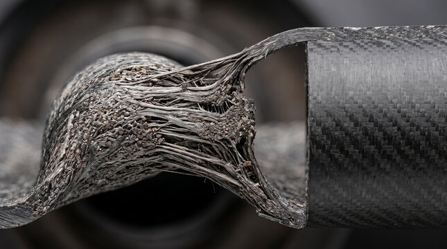 Pipe wall material flexing under sudden pressure, macro