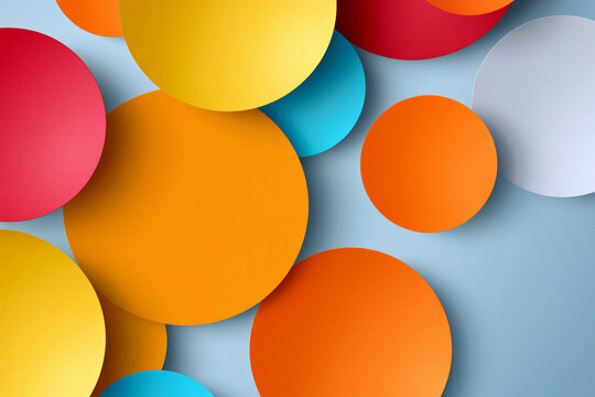 An exquisite and picturesque depiction of illustration, layered paper-cut circles interconnected in a harmonious arrangement, representing unity and cooperation, premium social campaign aesthetic.