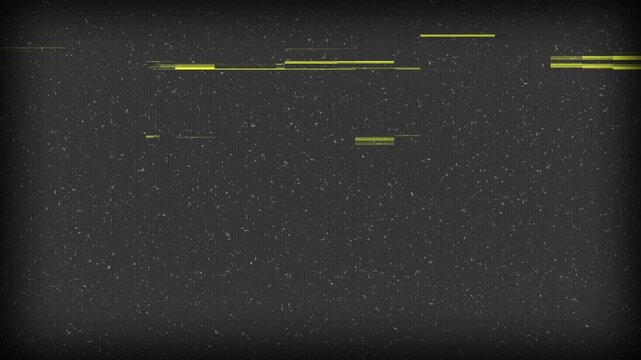 Analog CRT Television Texture with Dense Scanlines, Static Distortion and Retro video motion graphics of concept. 4k video animation