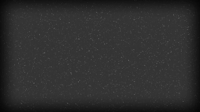 Realistic old tv static glitch animation, Analog CRT Television Texture with Dense Scanlines, Static Distortion and Retro Screen Frame