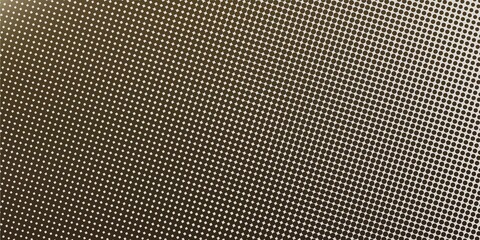 Dotted gradient halftone background. Horizontal seamless dots pattern in pop art style. Abstract modern stylish texture. Vector illustration. © amir