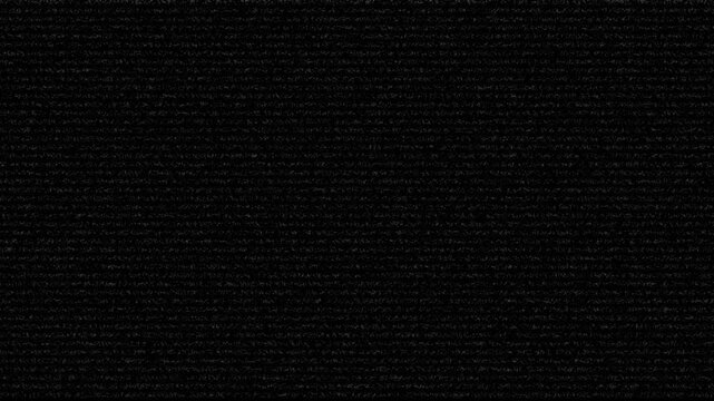 Retro cctv vhs footage captures a deep black empty silent void featureless endless texture. Vintage horizontal scanlines with vignette border.