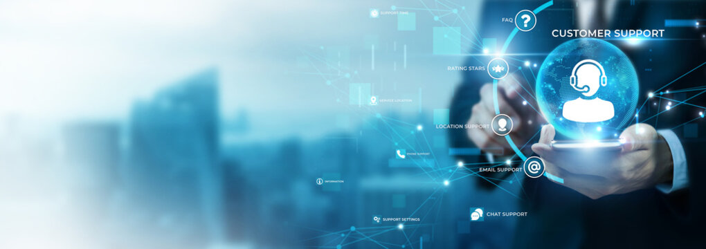 Businessman Using Phone for Customer Support and Global Data Analysis. Enterprise Helpdesk Operations, Client Relations Management, Technical Assistance Channel, 24hrs Hotline Call Center
