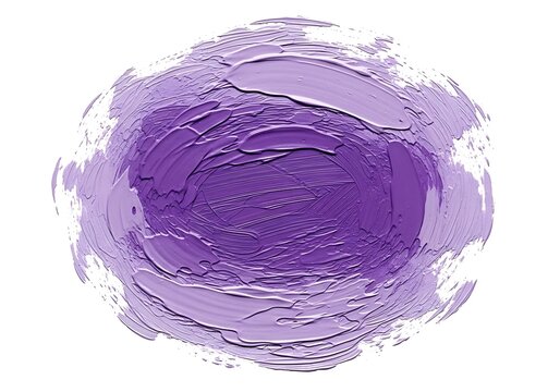 A smear of purple makeup on a white background