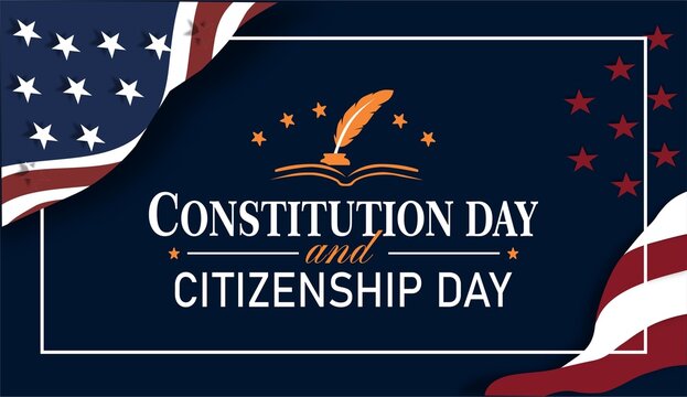 Constitution Day and Citizenship Day , vektor ilustration