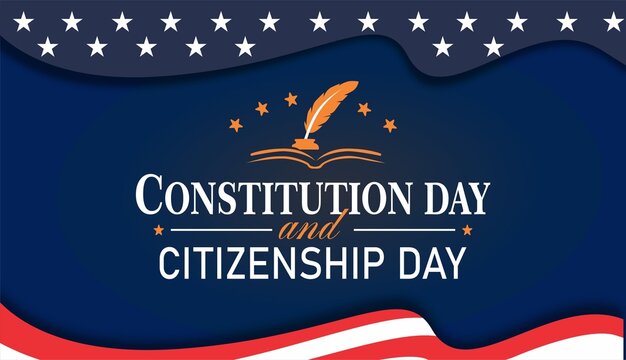 Constitution Day and Citizenship Day , vektor ilustration