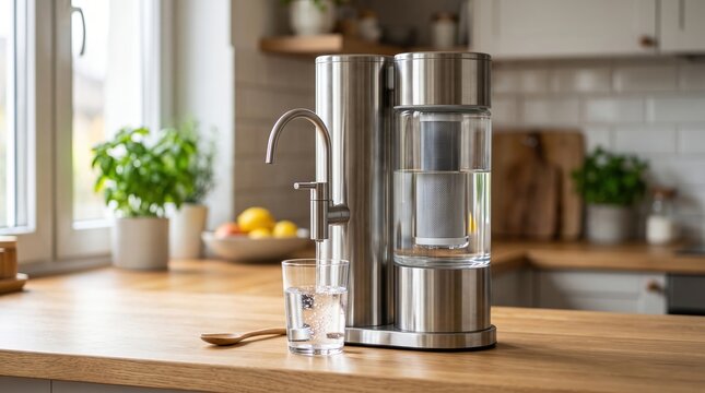 Modern kitchen water filter system