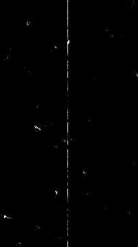 Vintage film noise overlay. Authentic black and white dust, grain with dust particles scratches and scan line seamless vintage overlay for retro video effect 4k video
