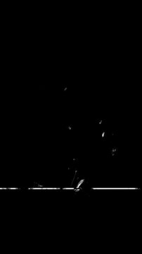 Noise, Dust, Hair, Scratches, Old film grain texture with dust particles scratches and scan line seamless vintage overlay for retro video effect 4k video