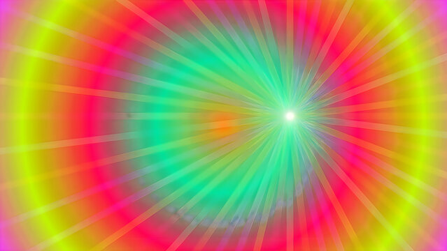 Colorful abstract light explosion