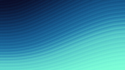 Vibrant blue and turquoise abstract wave background featuring smooth modern gradient curved lines. © ZAY