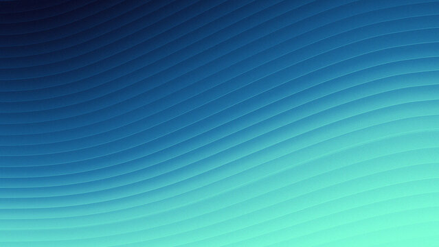 Vibrant blue and turquoise abstract wave background featuring smooth modern gradient curved lines.