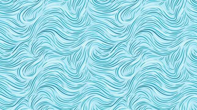 Abstract light blue water wave pattern.