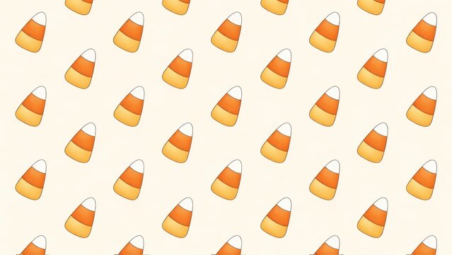 Candy corn pattern illustration