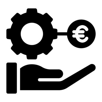 management glyph icon
