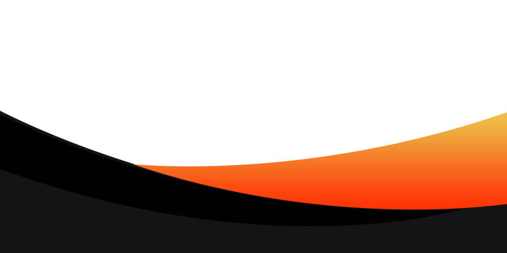 abstract orange wave