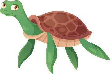 Turtle Sea Creature Cartoon