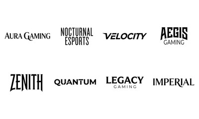 Obraz premium Set of gaming team logos and esports organization emblems