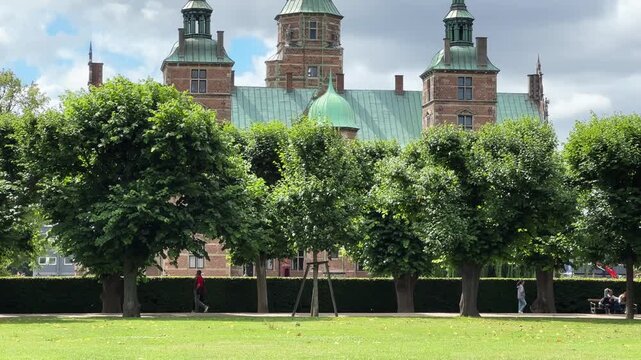 Rosenborg Castle and The King's Garden in Copenhagen, Denmark