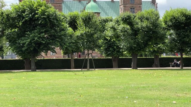 Rosenborg Castle and The King's Garden in Copenhagen, Denmark
