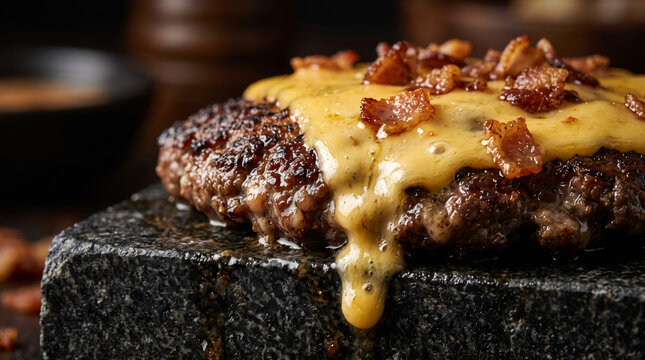 Cheeseburger Patty With Bacon