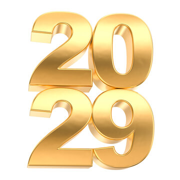 Gold 3D year 2029 numbers