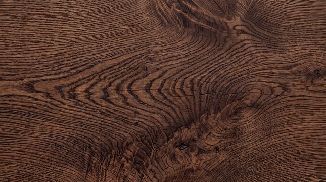 Dark brown wood grain texture background with natural knots and organic patterns