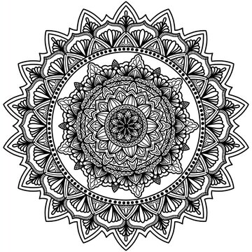 round lace ornament
