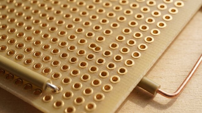 Solderless Perfboard Prototype O For Back To School Education Concept