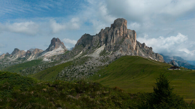  Mountain Peak View Passo Giau in the Dolomites 