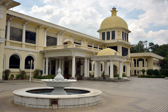 Kuala Lumpur, Malaysia &ndash; December 1, 2015. Exterior view of former residence of the king and the queen of Malaysia, now housing the Royal Museum, in Kuala Lumpur.