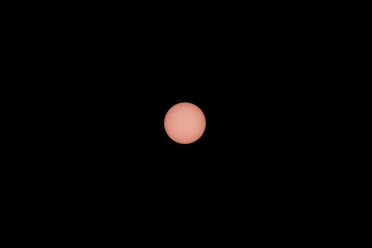 El sol justo antes del eclipse total del 12 agosto 2026 en Espa&ntilde;a