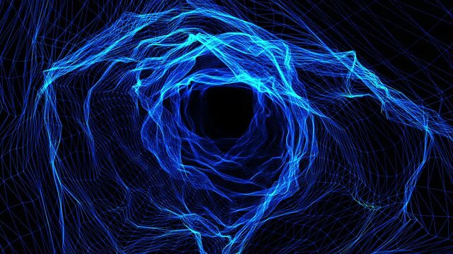 Loopable space tunnel animation with cosmic light, nebula colors and star variations. Ideal for sci‑fi intros, VFX, backgrounds, motion graphics and deep‑space themed projects.
