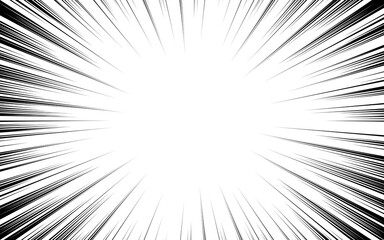 Fototapeta premium Blank comic abstract background template