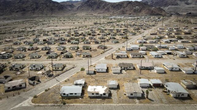 Floating through a ghost town