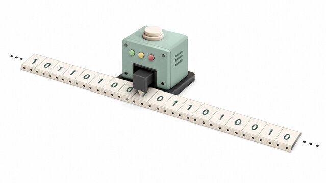 Turing Machine Read-Write Head Infinite Tape