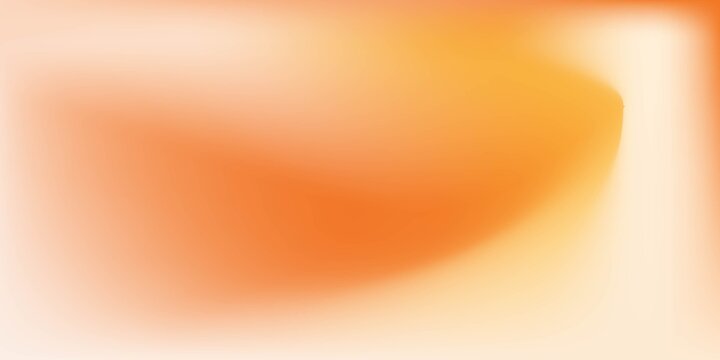 Modern orange gradient vector background simple cloud art
