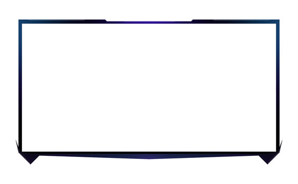 Facecam border frame overlay for streamers