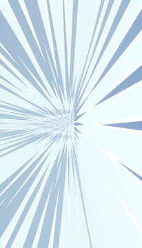 Abstract digital art with light blue radial burst pattern